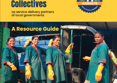 Cover page for Mainstreaming Waste picker's collectives as service delivery partners of local governments